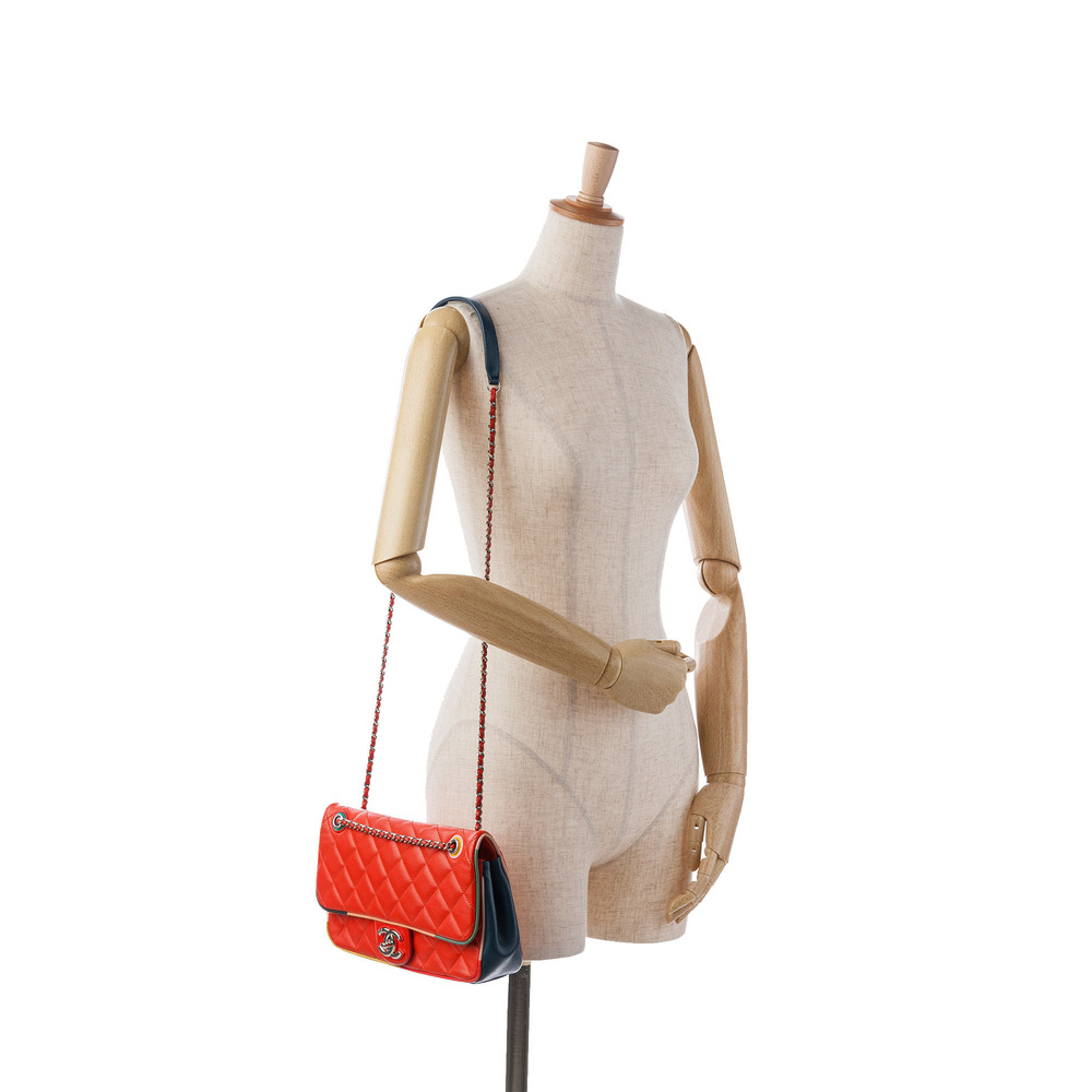 Pre-Loved Chanel Medium Quilted Lambskin Cuba Color Flap - Picture 12 of 12